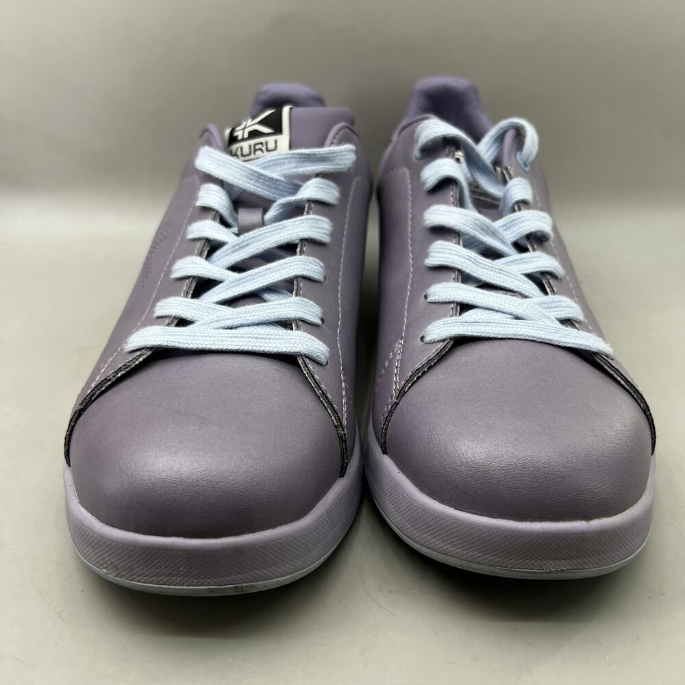 KURU Roam Classic Court Shoes Women Size 10.5 Purple Leather Comfort Sneakers - Picture 2 of 8